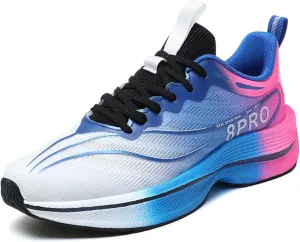 Men‘s Athletic Running Shoes Lightweight Non Slip Walking Shoes Trail Mesh Breathable Cushioning Sneakers Outdoor Jogging Shoes for Men