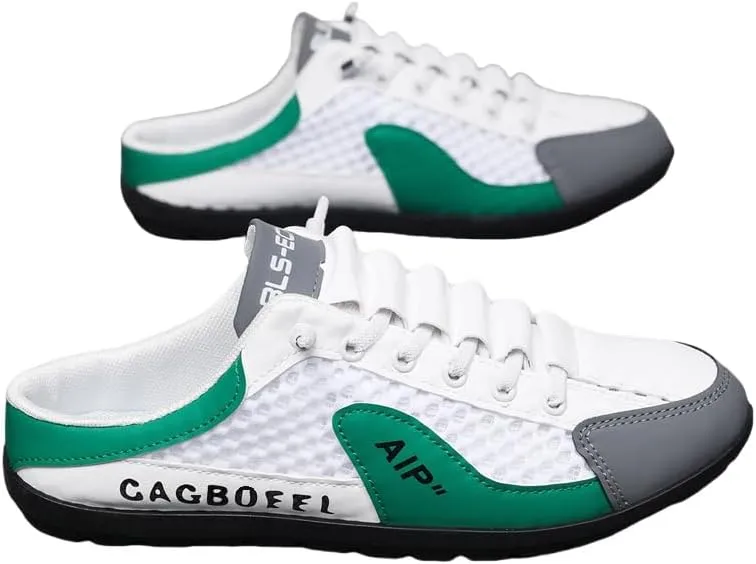Men's Breathable Non-Slip Slip-On Shoes | Summer Color Block Casual Sneakers for Outdoor Walking, Camping & Everyday Adventures