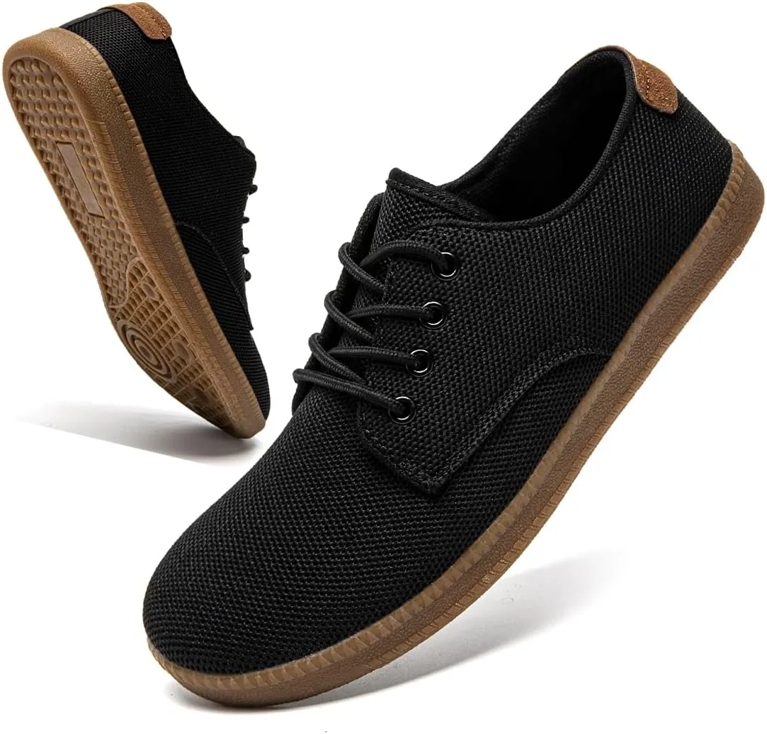 Mens Casual Dress Shoes - for Men Slip On Shoes for Men Black Business Casual Sneakers for Men Loafers Breathable Mesh Gym Workout Tennis Shoes Running Shoes Walking Shoes