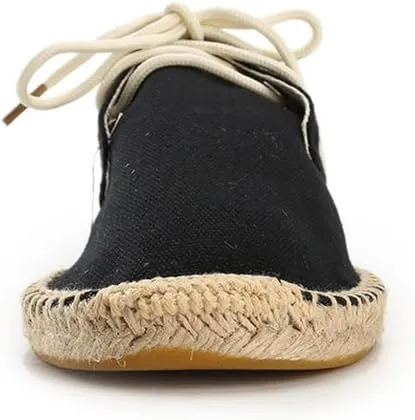Men's Classic Lace Up Canvas Espadrilles