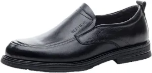Men's Dress Loafers for Business Office & Casual Slip-On Shoes with Non-Slip Sole Mens Genuine Leather Dress Shoes Moccasins