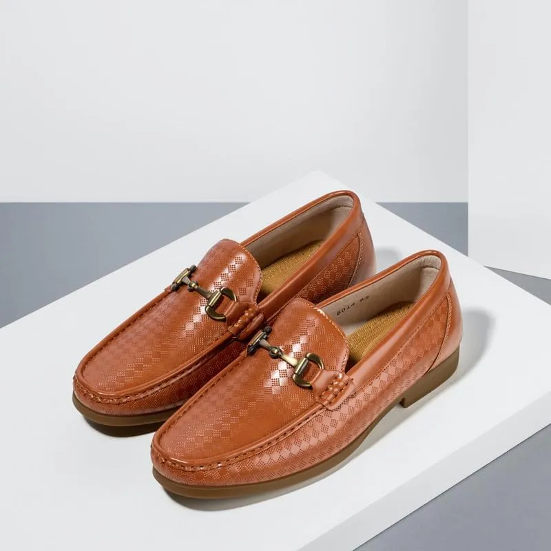 Mens Dress Loafers Shoes | Formal Fashionable Stylish Dress Driving Loafers Slip On Casual Shoes with Buckle | Suitable for Daily, Business & Wedding wear
