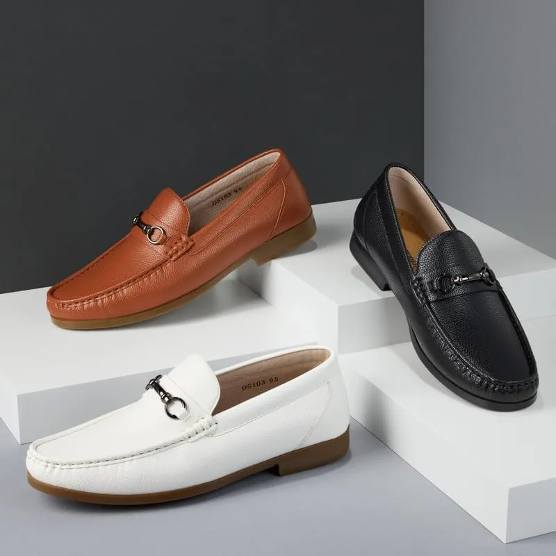 Mens Dress Loafers Shoes | Formal Fashionable Stylish Dress Driving Loafers Slip On Casual Shoes with Buckle | Suitable for Daily, Business & Wedding wear