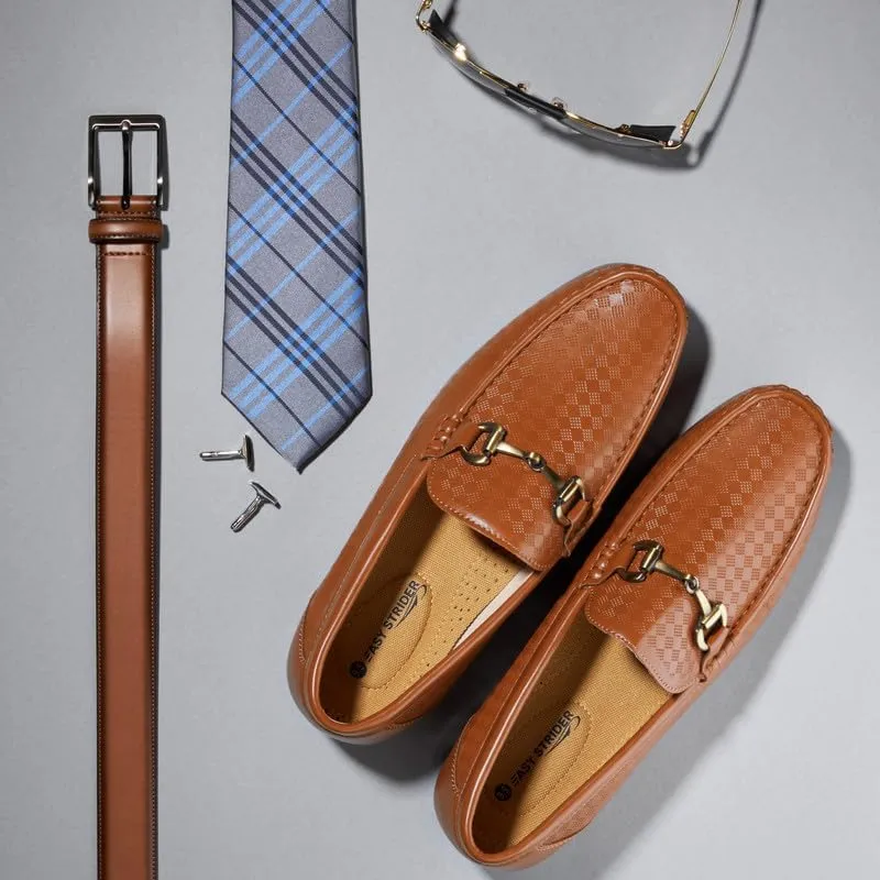 Mens Dress Loafers Shoes | Formal Fashionable Stylish Dress Driving Loafers Slip On Casual Shoes with Buckle | Suitable for Daily, Business & Wedding wear