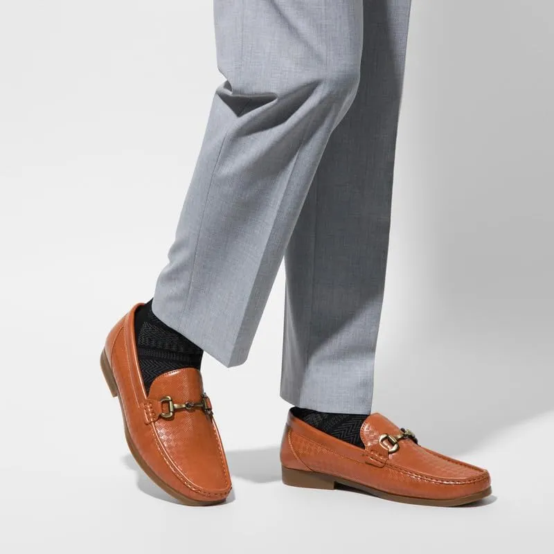 Mens Dress Loafers Shoes | Formal Fashionable Stylish Dress Driving Loafers Slip On Casual Shoes with Buckle | Suitable for Daily, Business & Wedding wear