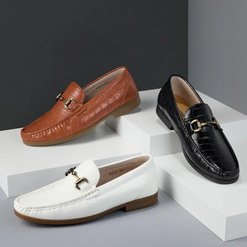 Mens Dress Loafers Shoes | Formal Fashionable Stylish Dress Driving Loafers Slip On Casual Shoes with Buckle | Suitable for Daily, Business & Wedding wear