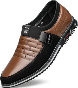 Men's Dress Shoes Comfort Sofft Premium Leather Fashion Casual Loafers Business Office Oxford Working Driving Walking Dress Sneakers Shoe