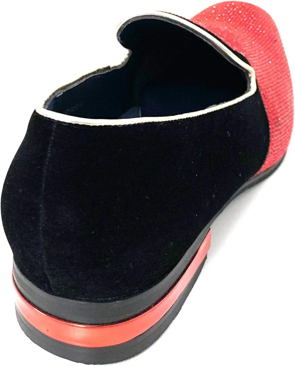 Men's Dress Shoes Glitter Loafers Rhinestone Stage Tuxedo Fashion Slip On Formal Party