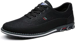 Mens Dress Sneakers Gatsby Shoes Oxford Derby Casual Shoes Lace-Up Loafers for Business Driving Office Walking