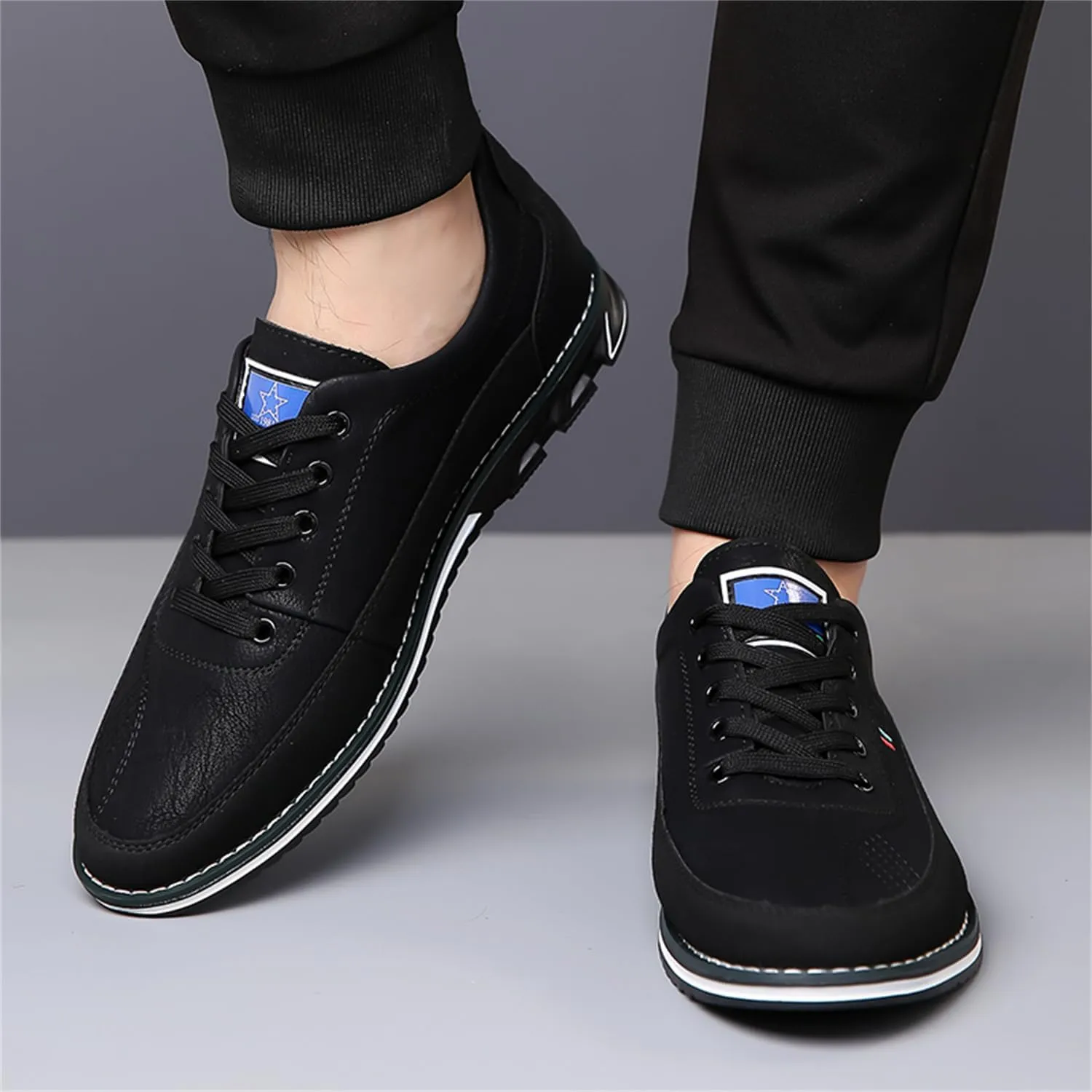 Mens Dress Sneakers Gatsby Shoes Oxford Derby Casual Shoes Lace-Up Loafers for Business Driving Office Walking