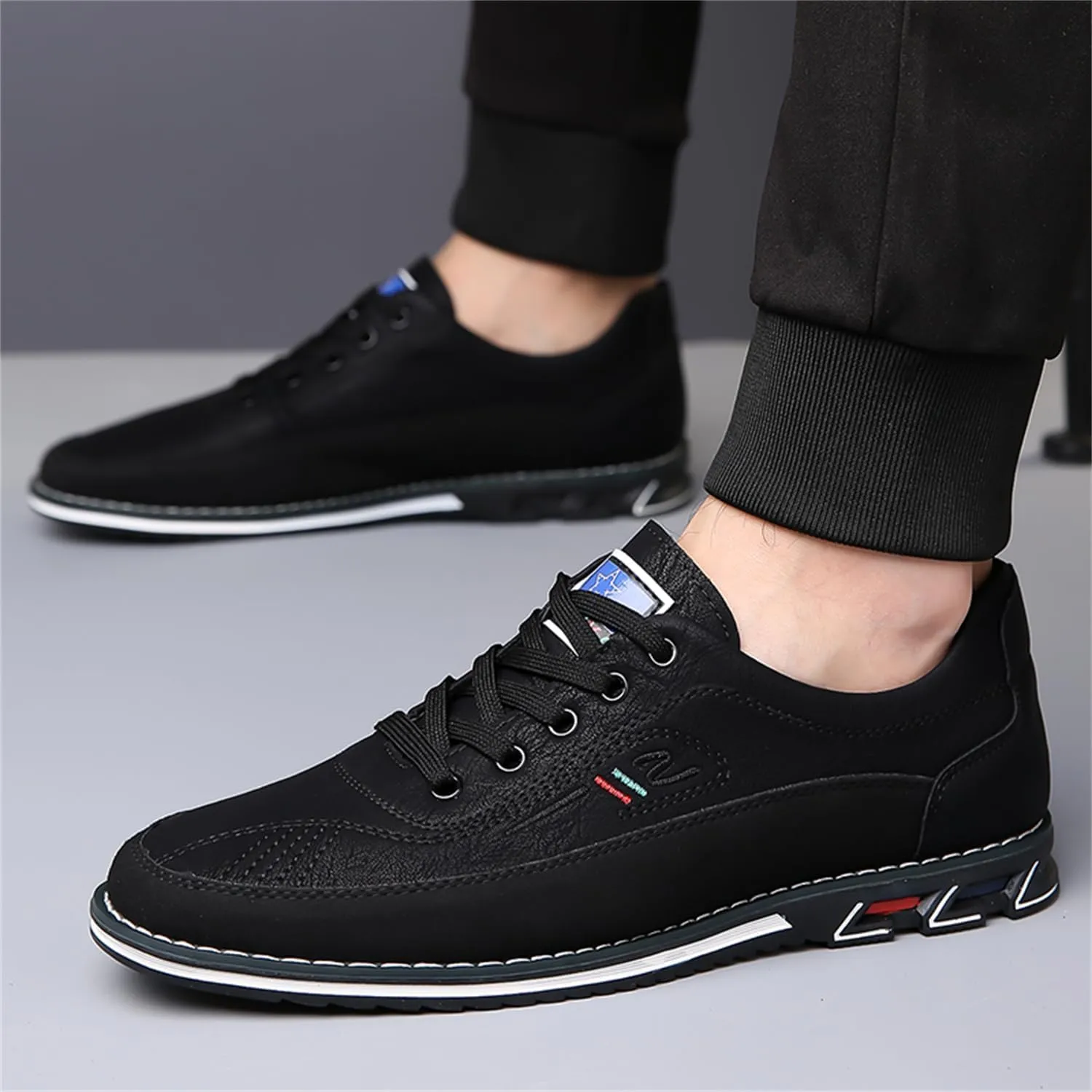 Mens Dress Sneakers Gatsby Shoes Oxford Derby Casual Shoes Lace-Up Loafers for Business Driving Office Walking