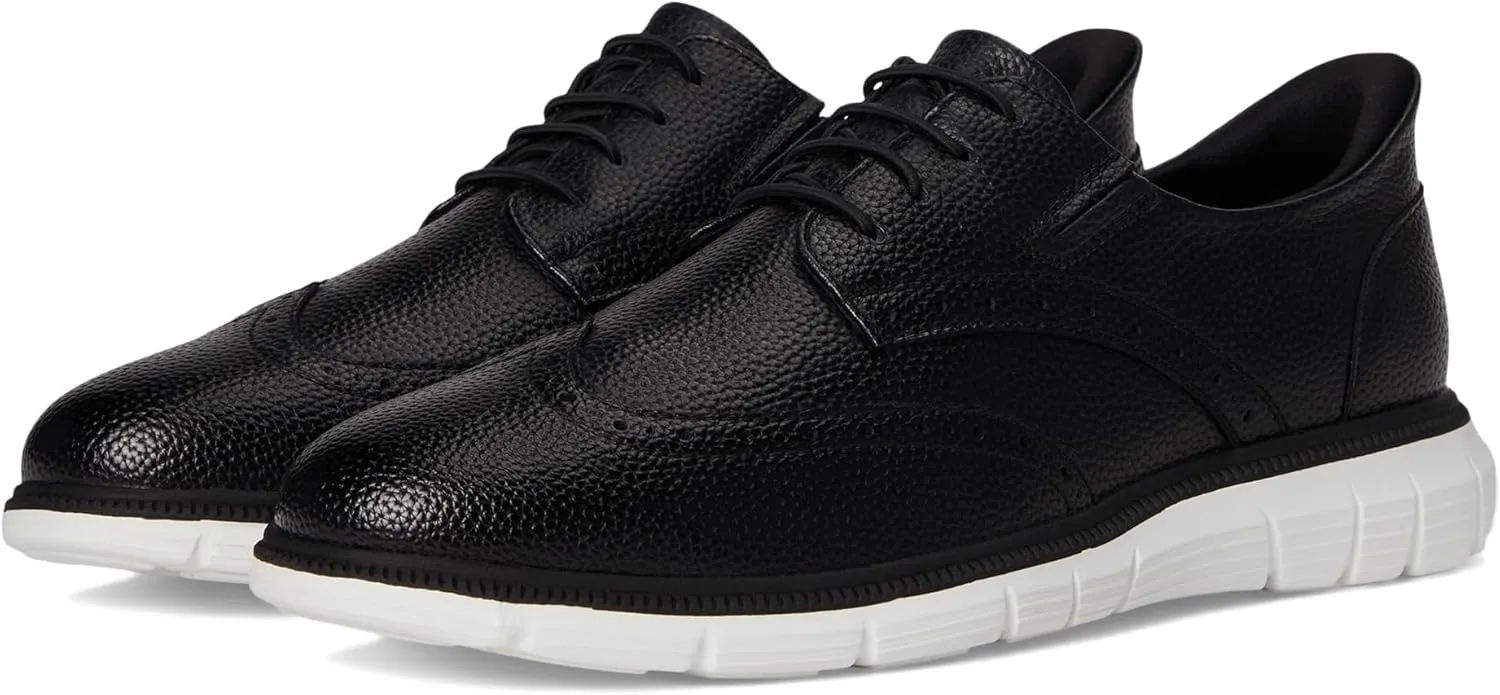 Mens Hands Free Slip On Wingtip Oxford Shoes Business Formal Derby Lightweight Sneakers
