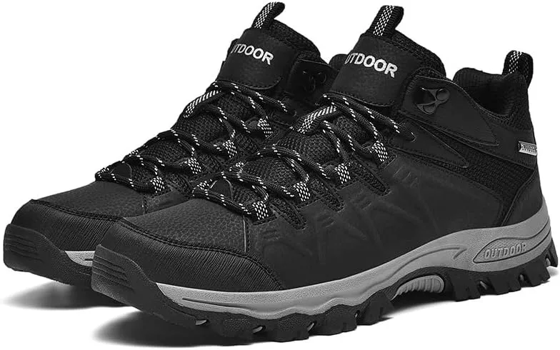 Men's Hiking Shoes Low-Top Trail Running Sneakers Breathable Mesh Travel Shoes Non-Slip Outdoor Trekking Boots