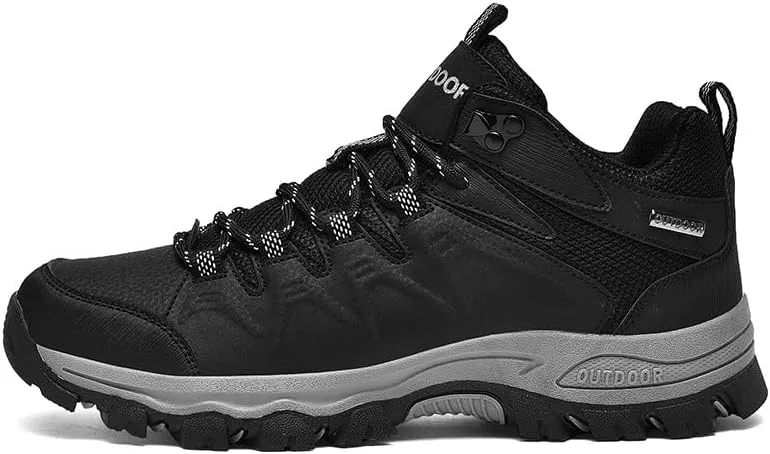 Men's Hiking Shoes Low-Top Trail Running Sneakers Breathable Mesh Travel Shoes Non-Slip Outdoor Trekking Boots