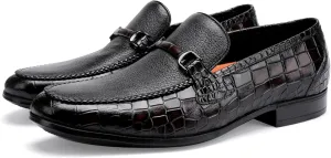 Men's leather Dress Shoes Classic Slip on Loafers Penny Loafers for Men