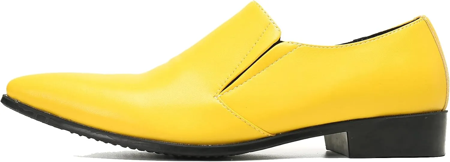 Men's Loafers Casual Penny Slip On Loafers for Men Fashion Prom Wedding Ballroom Tuxedo Party Smoking Summer Walking Shoes for Boy