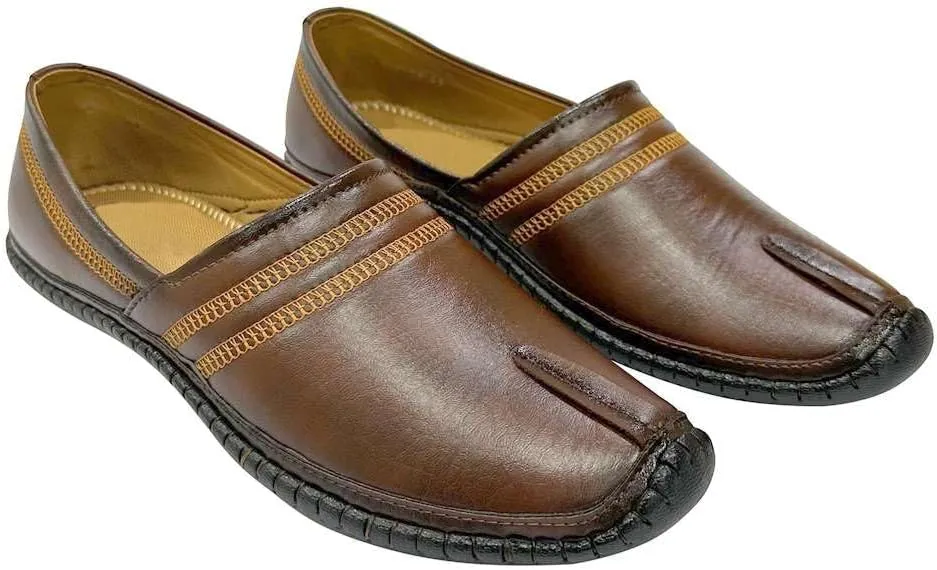 Mens Loafers Shoes Slip-on Casual Jutti Handmade Formal Ethnic Mojari Gift for Him