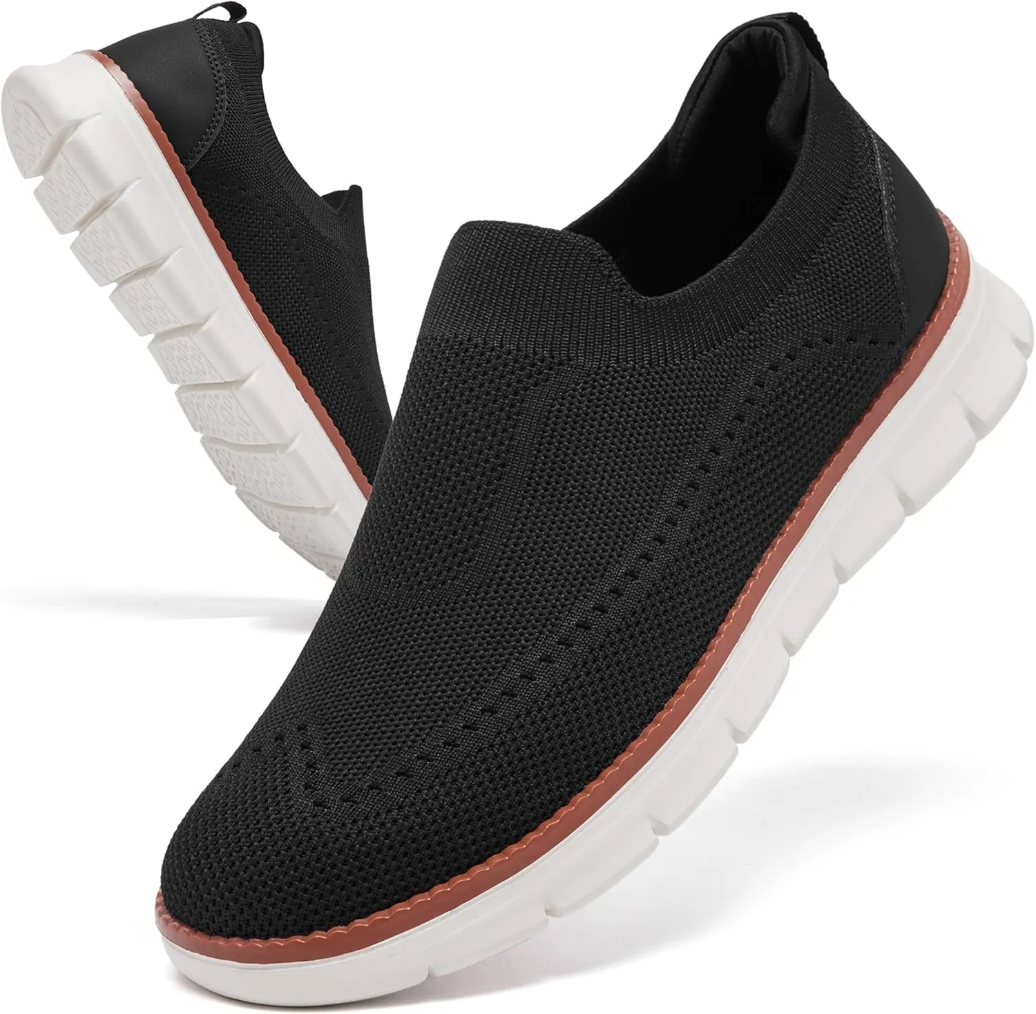 Men's Loafers Walking Gym Slip-On Dress Shoes Fashion Sneakers