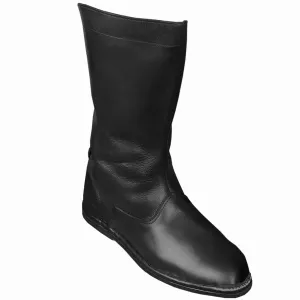 Men's Medieval Renaissance Boots Viking Pirate Costume Boot Faux Leather Mid Calf Lace Up Vintage Stage Pirate Viking Tied Shoes