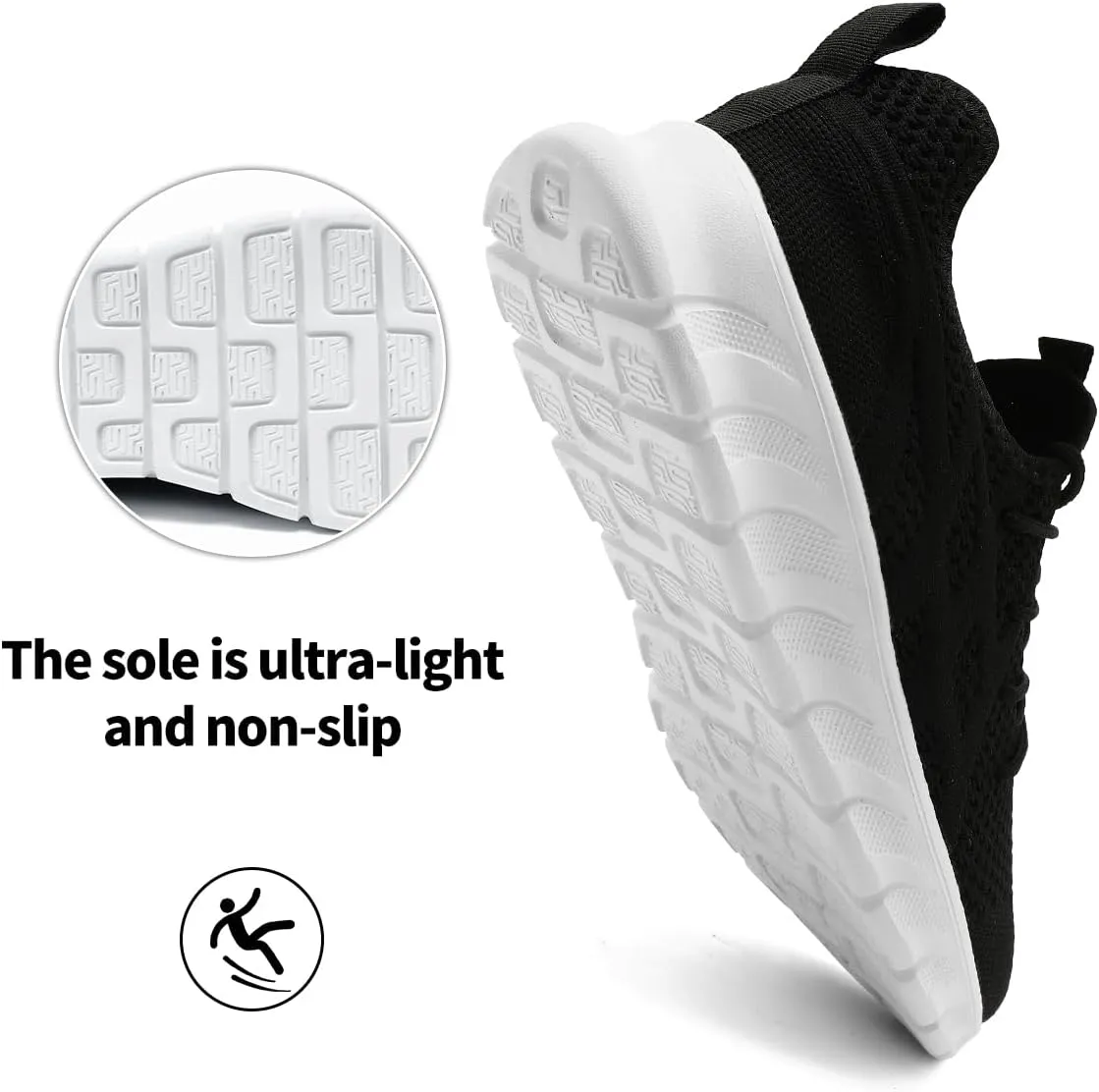 Men's Non-Slip Lightweight Running Shoes Comfortable Walking Shoe Mens Fashion Workout Gym Sneakers for Casual