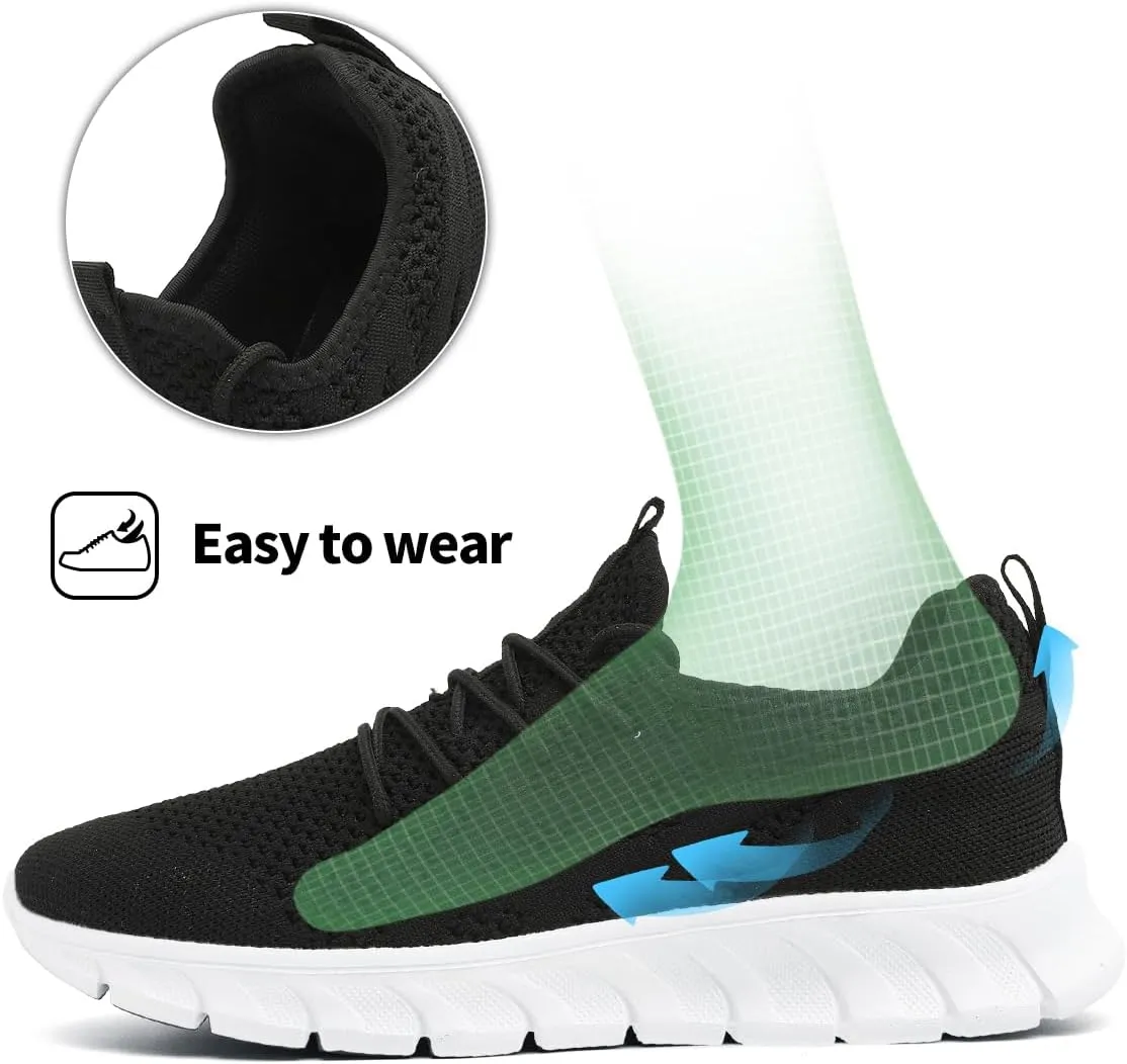 Men's Non-Slip Lightweight Running Shoes Comfortable Walking Shoe Mens Fashion Workout Gym Sneakers for Casual
