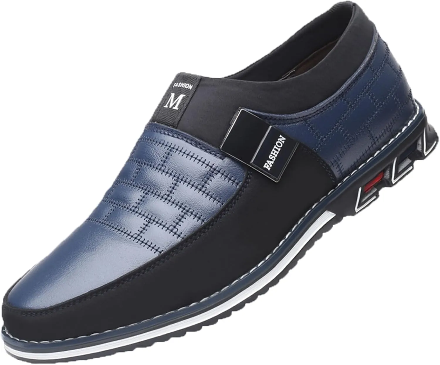 Men’s Oxford Derby Orthopedic Leather Shoes Formal Business Dress Sneakers Casual Walking Driving Slip-on Penny Loafers