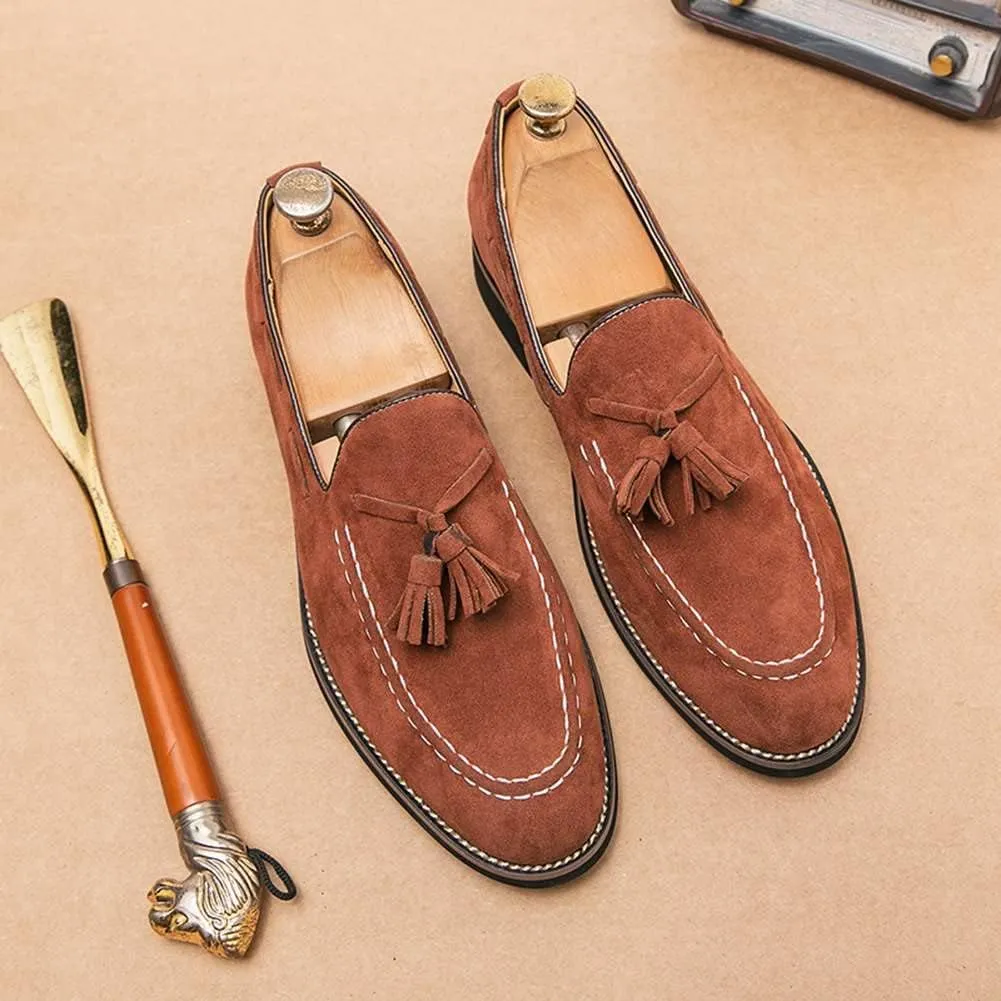 Men's Oxford Leather Dress Shoes Genuine Leather Shoes Comfort Loafers