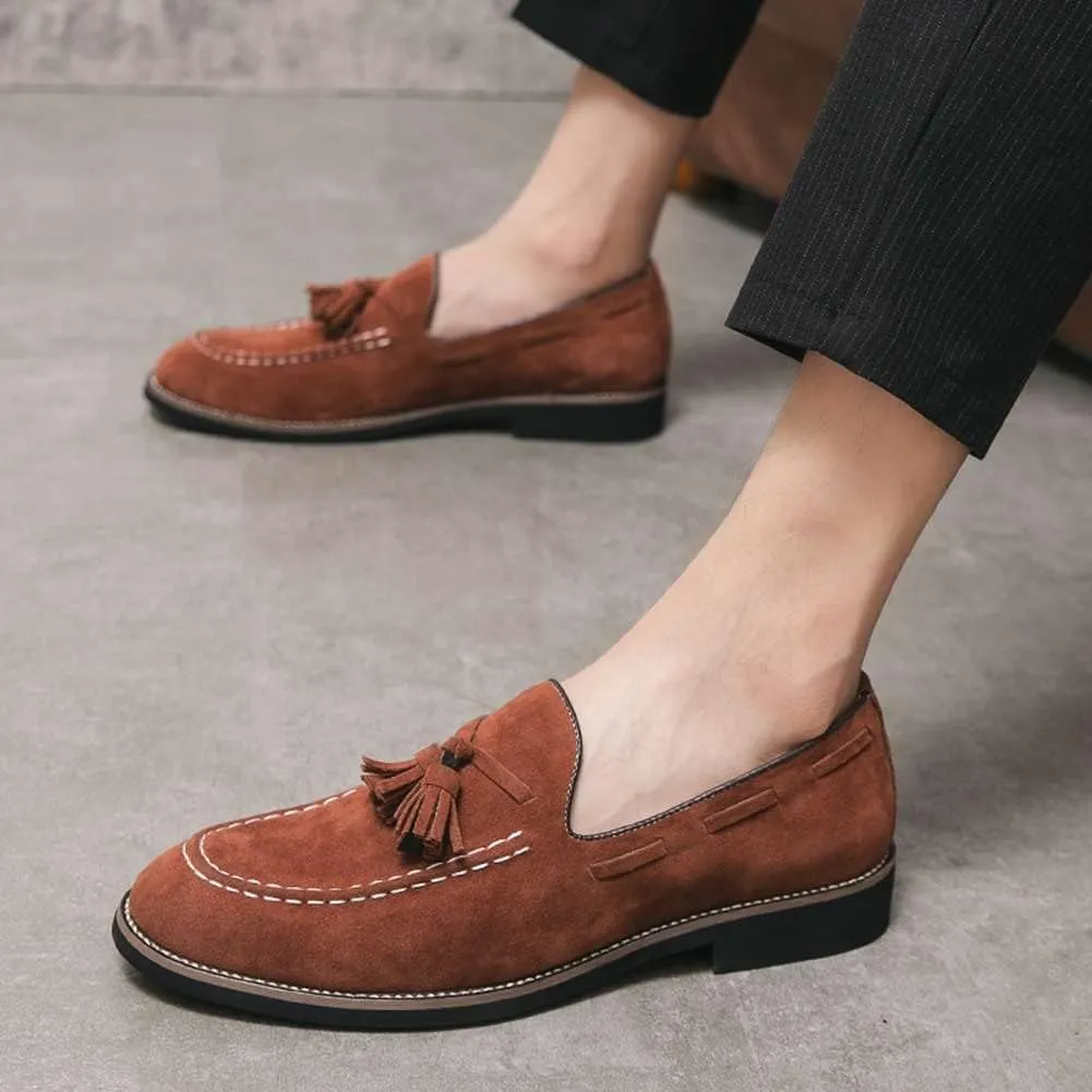 Men's Oxford Leather Dress Shoes Genuine Leather Shoes Comfort Loafers
