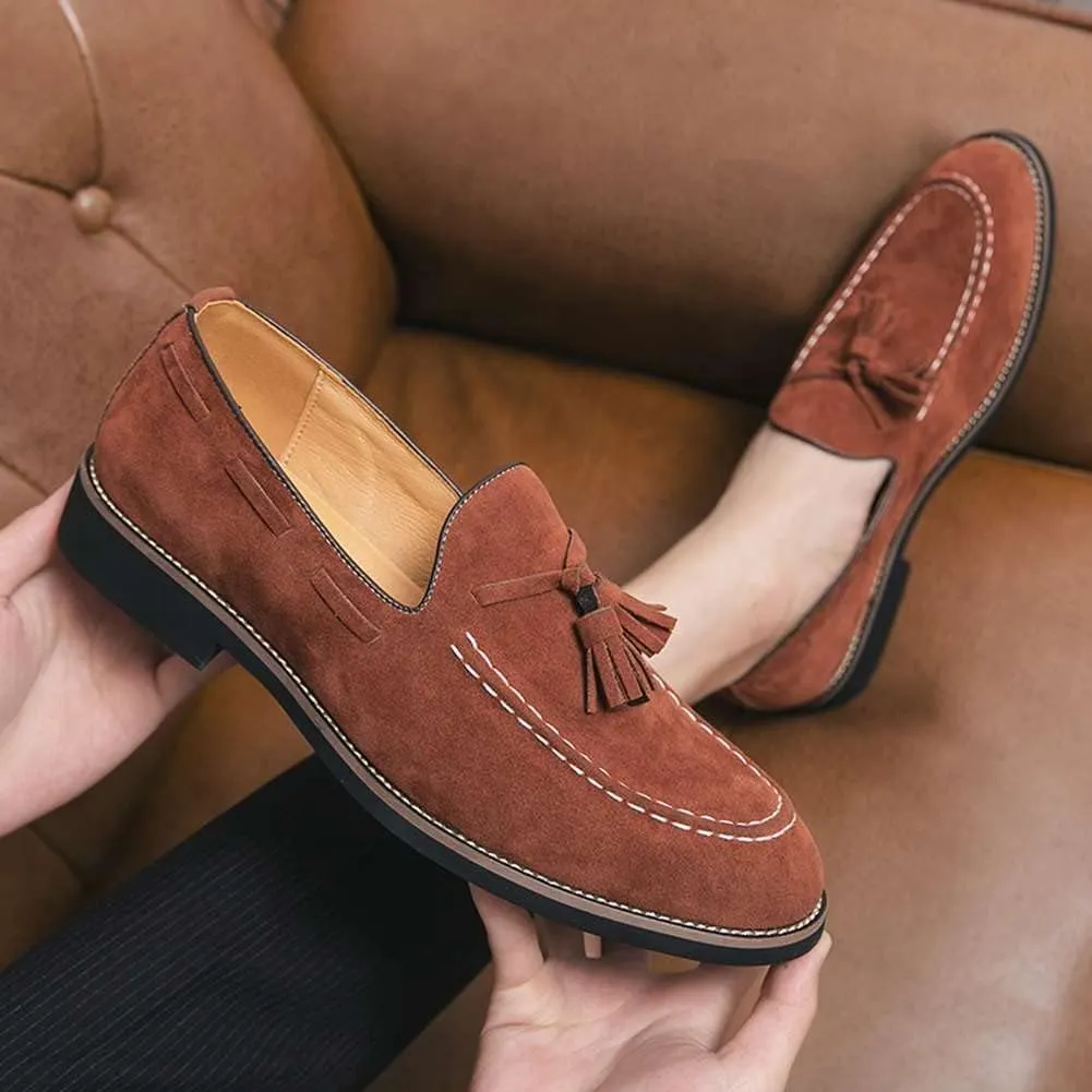Men's Oxford Leather Dress Shoes Genuine Leather Shoes Comfort Loafers