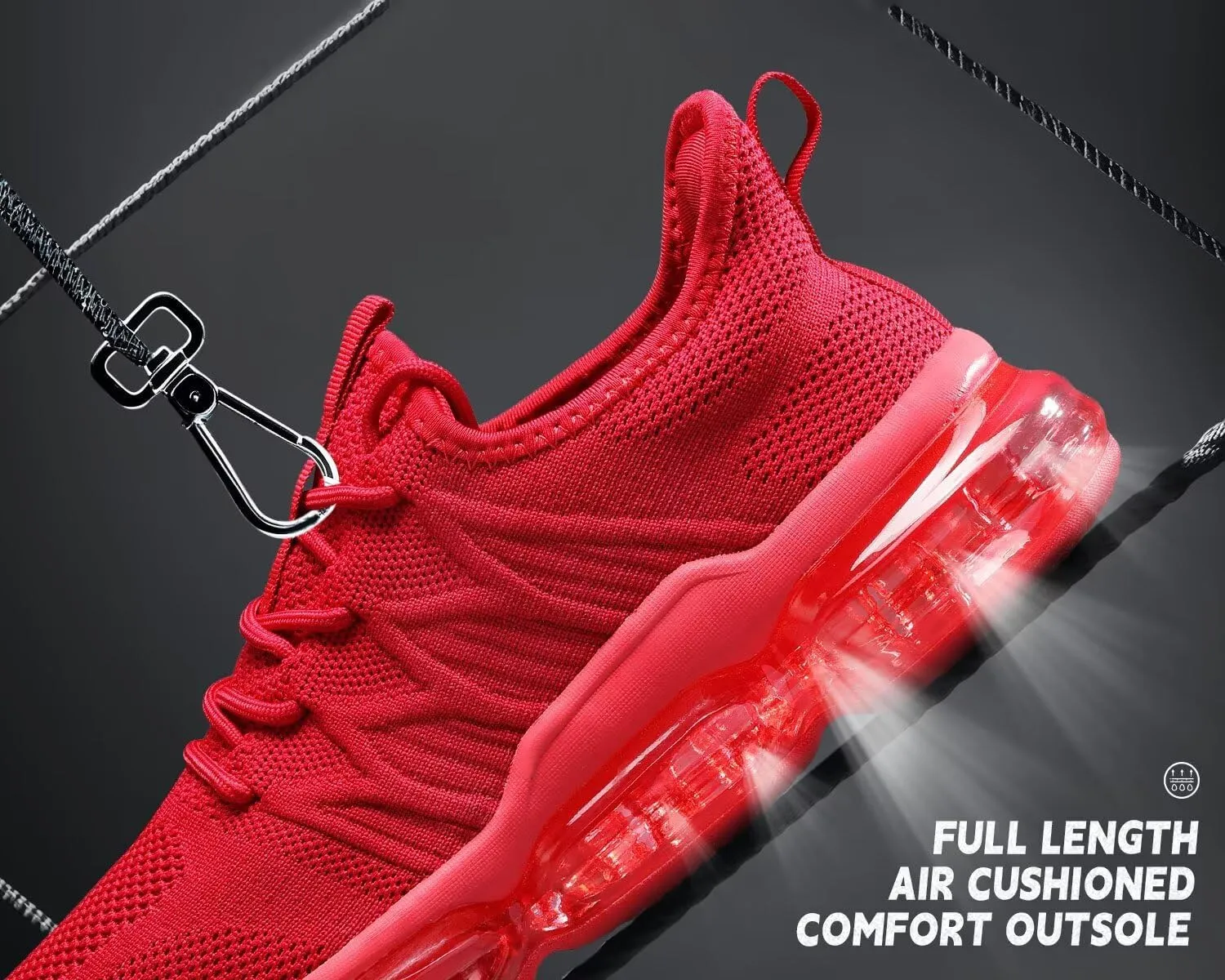 Mens Running Shoes Air Cushion Walking Basketball Sneakers Fashion Tennis Breathable Sport Gym Fitness Cross Trainers