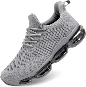 Mens Running Shoes Air Cushion Walking Basketball Sneakers Fashion Tennis Breathable Sport Gym Fitness Cross Trainers