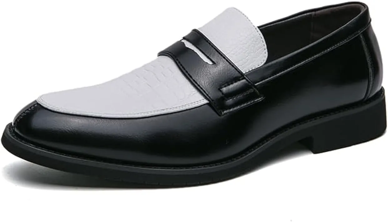 Mens Slip-on Dress Penny Loafer Casual Loafers Shoes for Male Classic Business Work Office Formal Dress Shoes