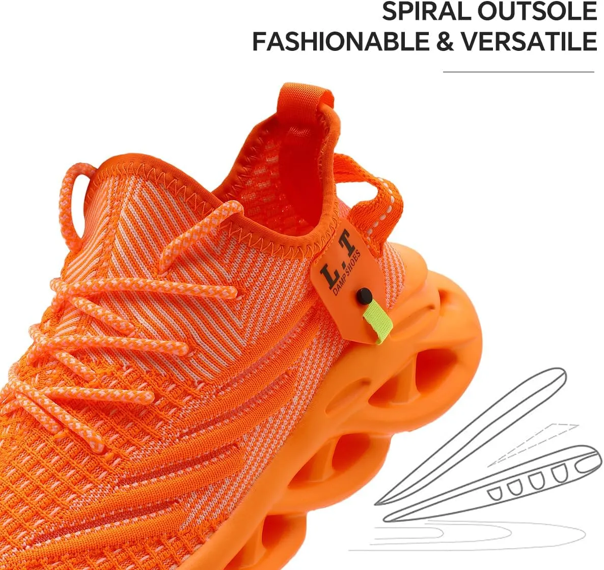 Mens Slip on Walking Running Shoes Non Slip Sneakers Work Sport Athletic Gym Sports Casual Fashion Lightweight Breathable