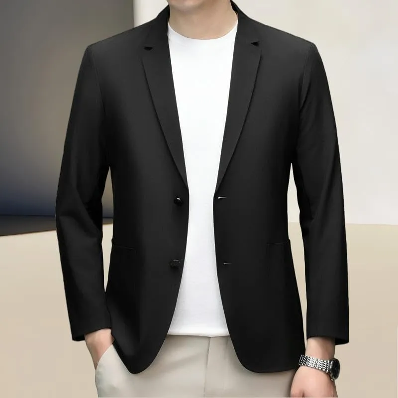 Men's Spring Seamless Casual Korean Style Blazer Jacket