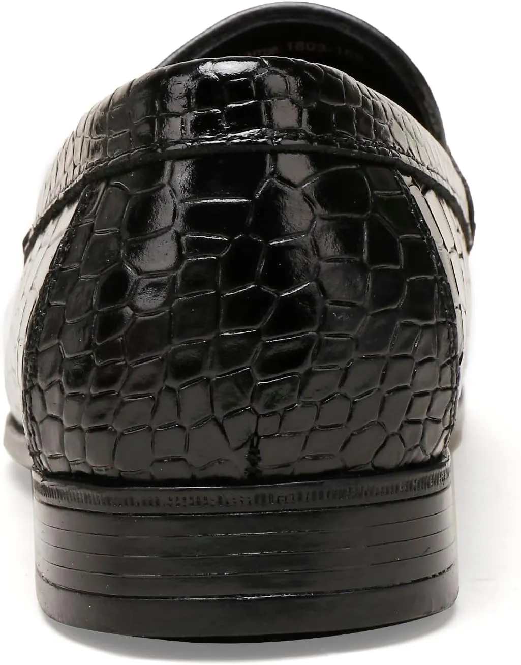 Men's Tassel Loafer Classic Leather Crocodile Pattern Dress Shoes with Tassel