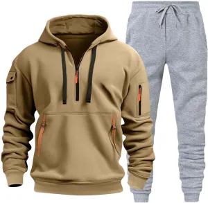 Men's Tracksuit 2 Piece Hoodies Casual Jogging Gym Sweat Suits for Men Jogging Sweatshirts Sweatsuits Sets