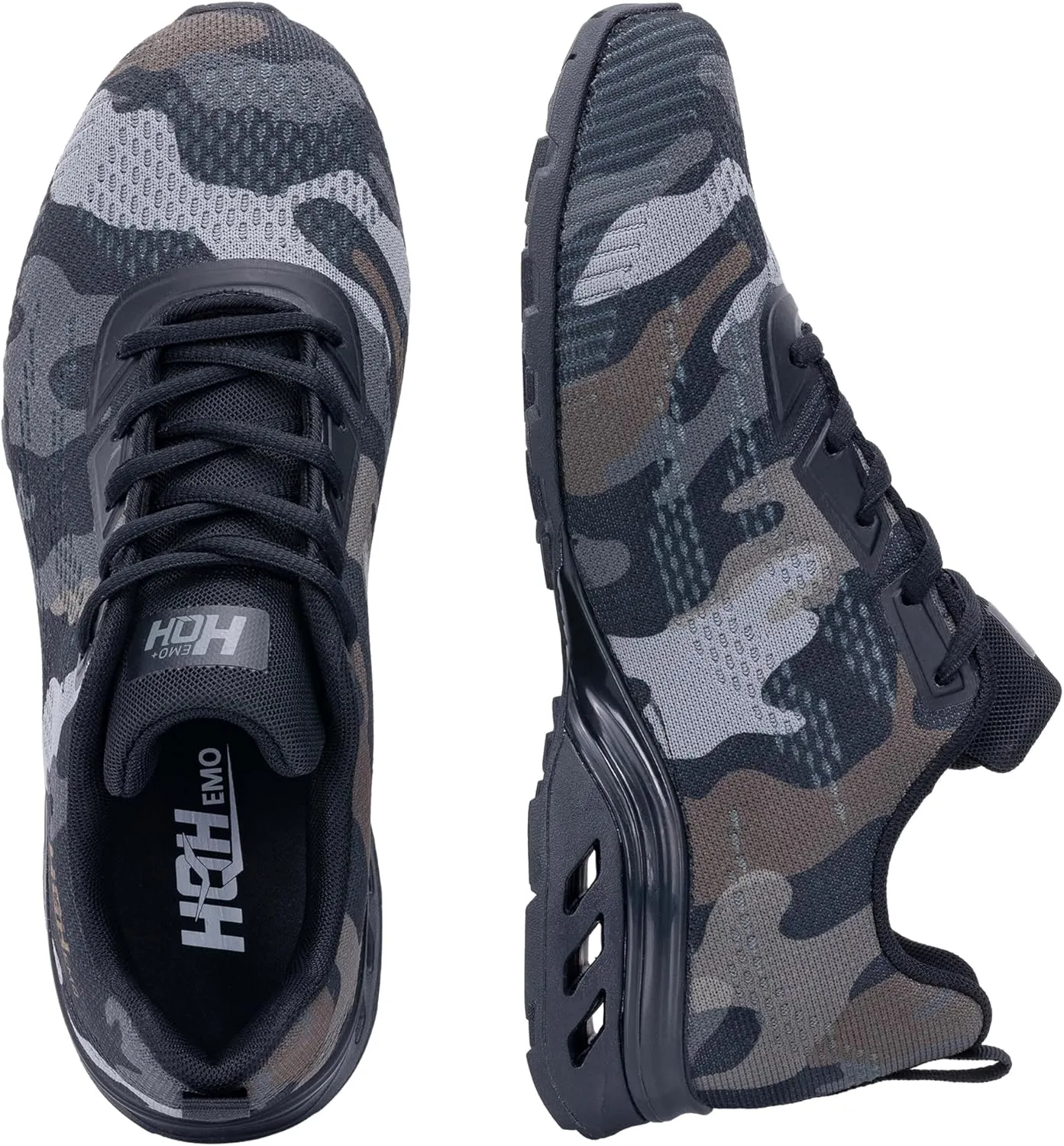 Men's Trail Running Shoes Camo Cross Training Tennis Walking Sneakers SNAXE 1.0 Fashion Camouflage Athletic Sport Workout Footwear for Outdoor Gym Hiking