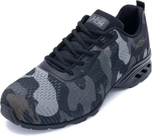 Men's Trail Running Shoes Camo Cross Training Tennis Walking Sneakers SNAXE 1.0 Fashion Camouflage Athletic Sport Workout Footwear for Outdoor Gym Hiking