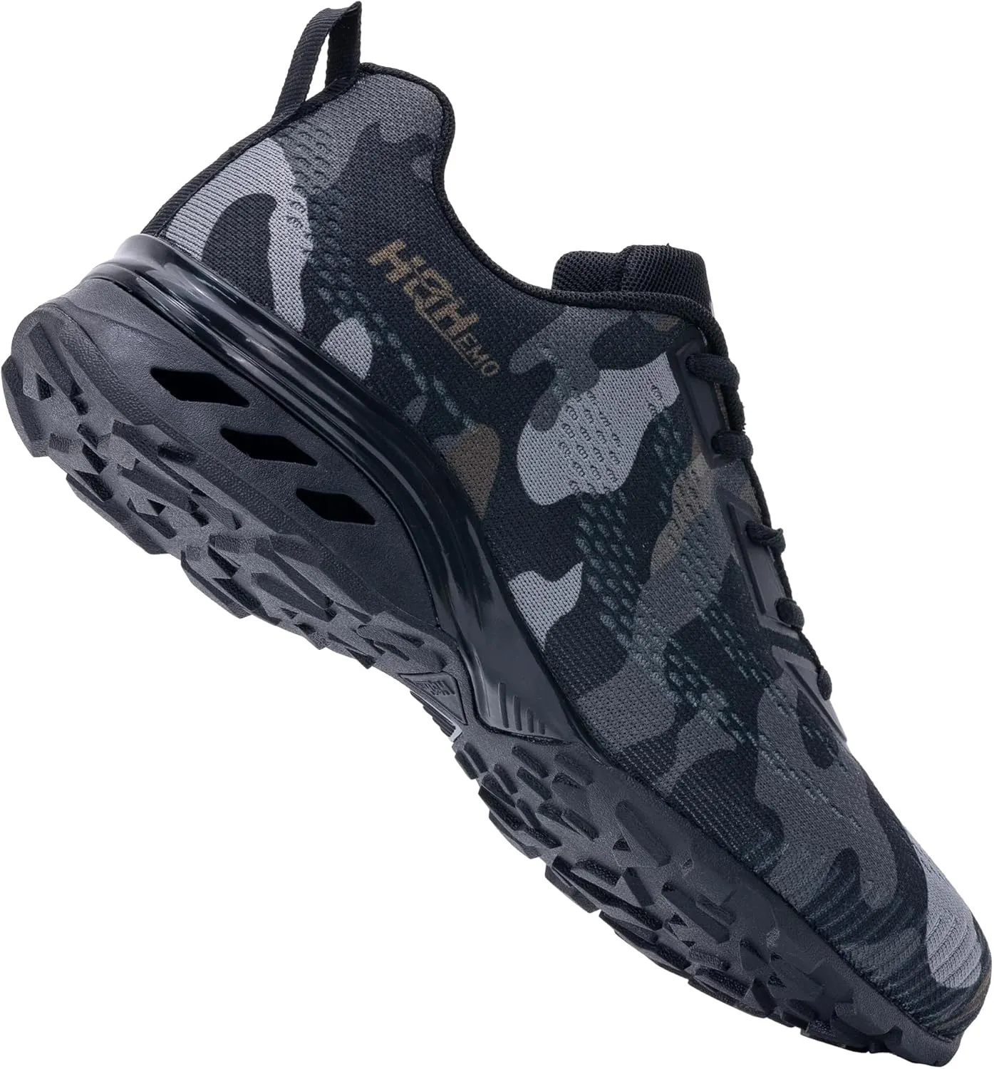 Men's Trail Running Shoes Camo Cross Training Tennis Walking Sneakers SNAXE 1.0 Fashion Camouflage Athletic Sport Workout Footwear for Outdoor Gym Hiking