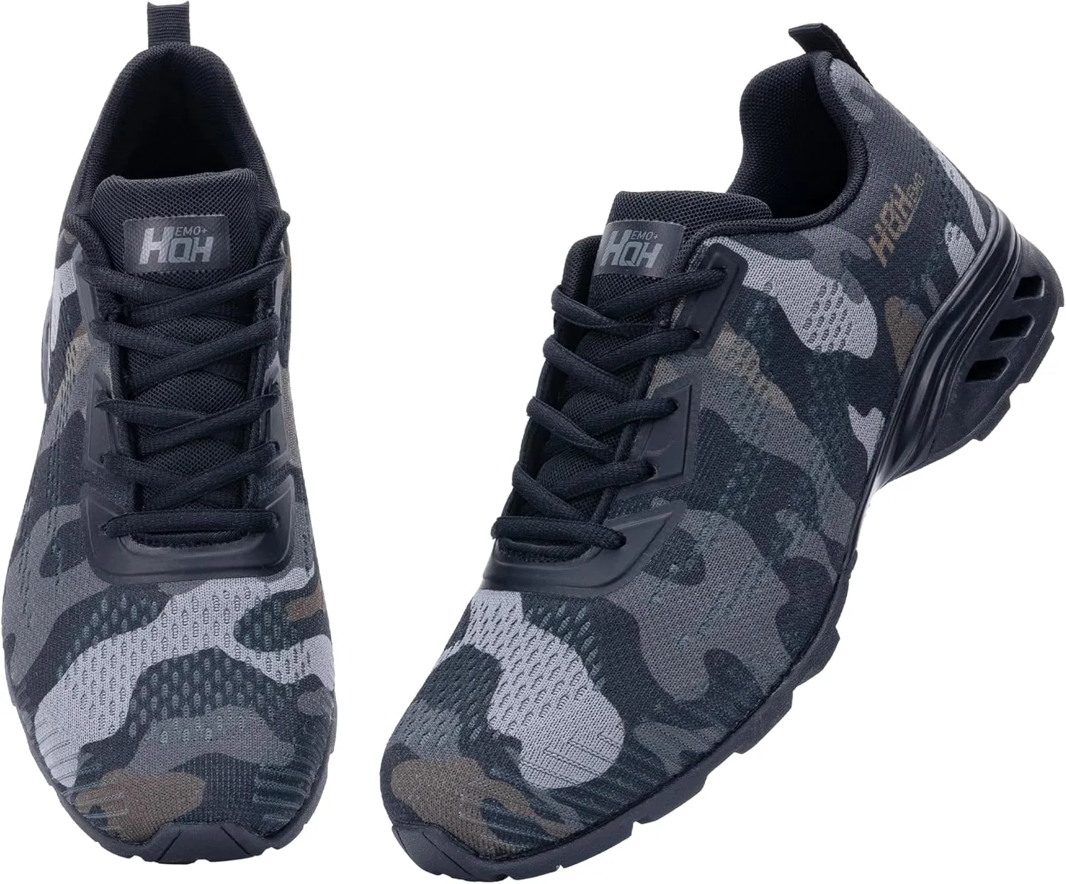 Men's Trail Running Shoes Camo Cross Training Tennis Walking Sneakers SNAXE 1.0 Fashion Camouflage Athletic Sport Workout Footwear for Outdoor Gym Hiking