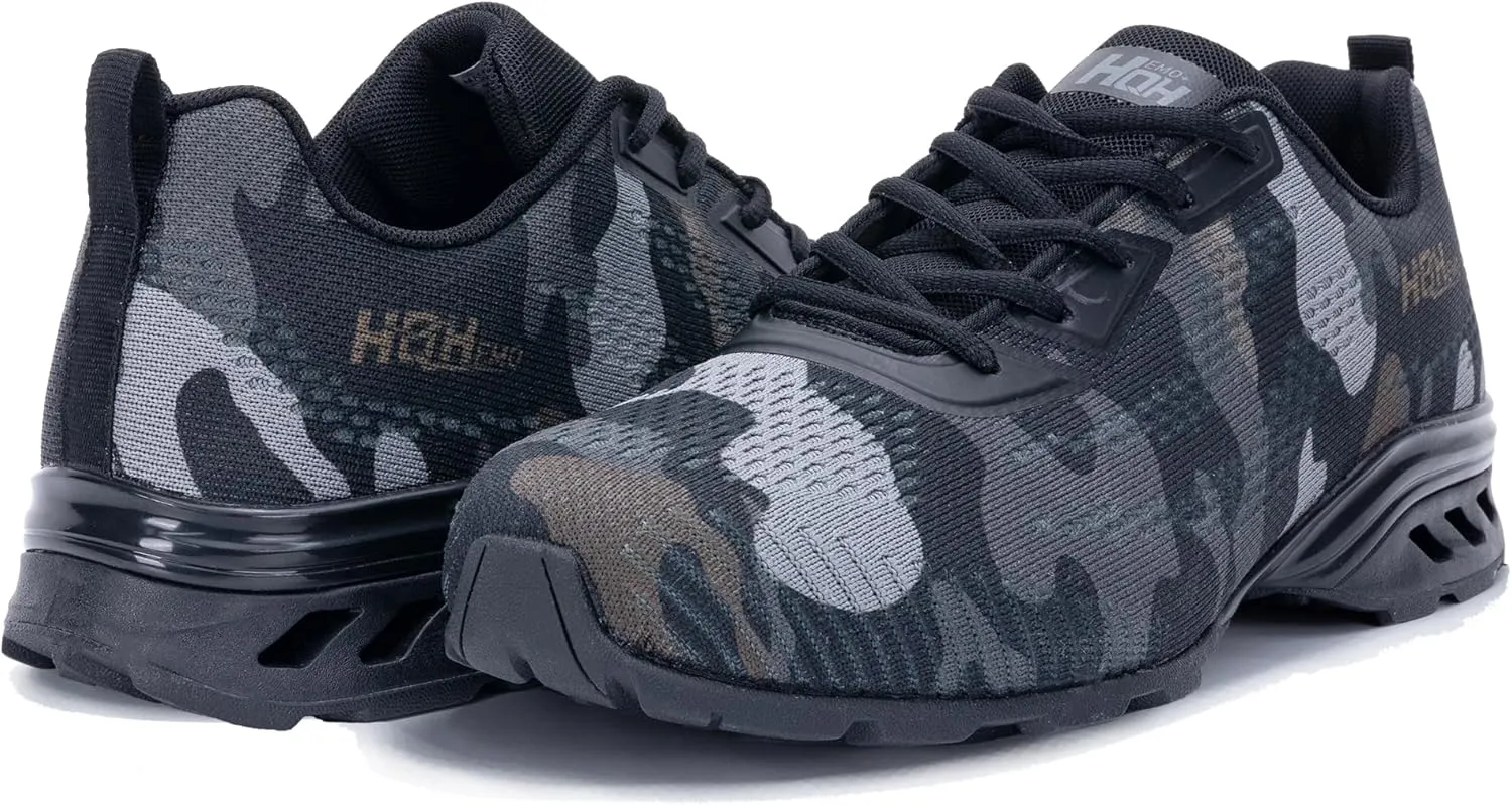 Men's Trail Running Shoes Camo Cross Training Tennis Walking Sneakers SNAXE 1.0 Fashion Camouflage Athletic Sport Workout Footwear for Outdoor Gym Hiking