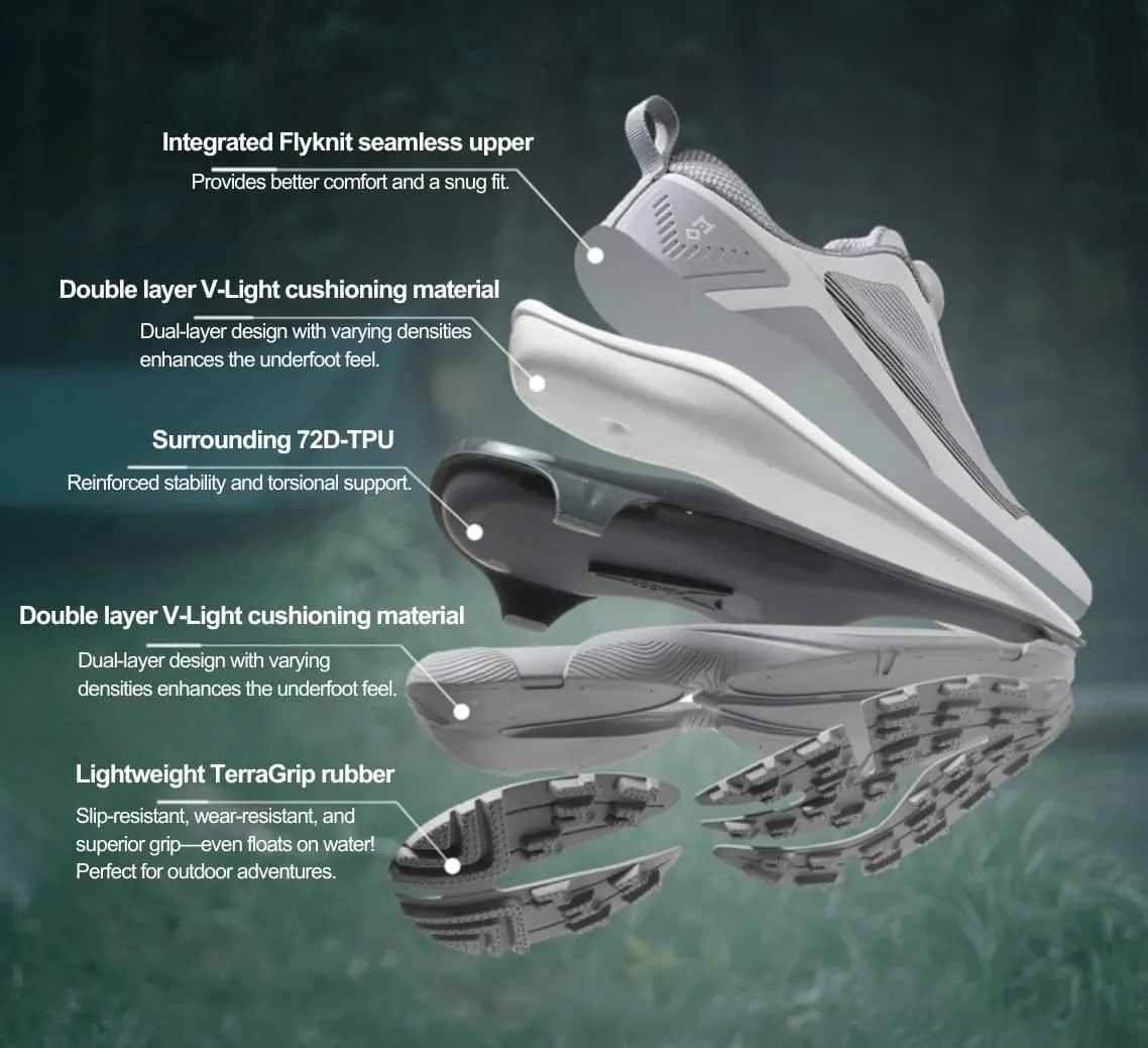 Men's Trail Running Shoes Fashion Walking Hiking Sneakers for Men Tennis Cross Training Shoe Outdoor Snearker Mens Casual Workout Footwear