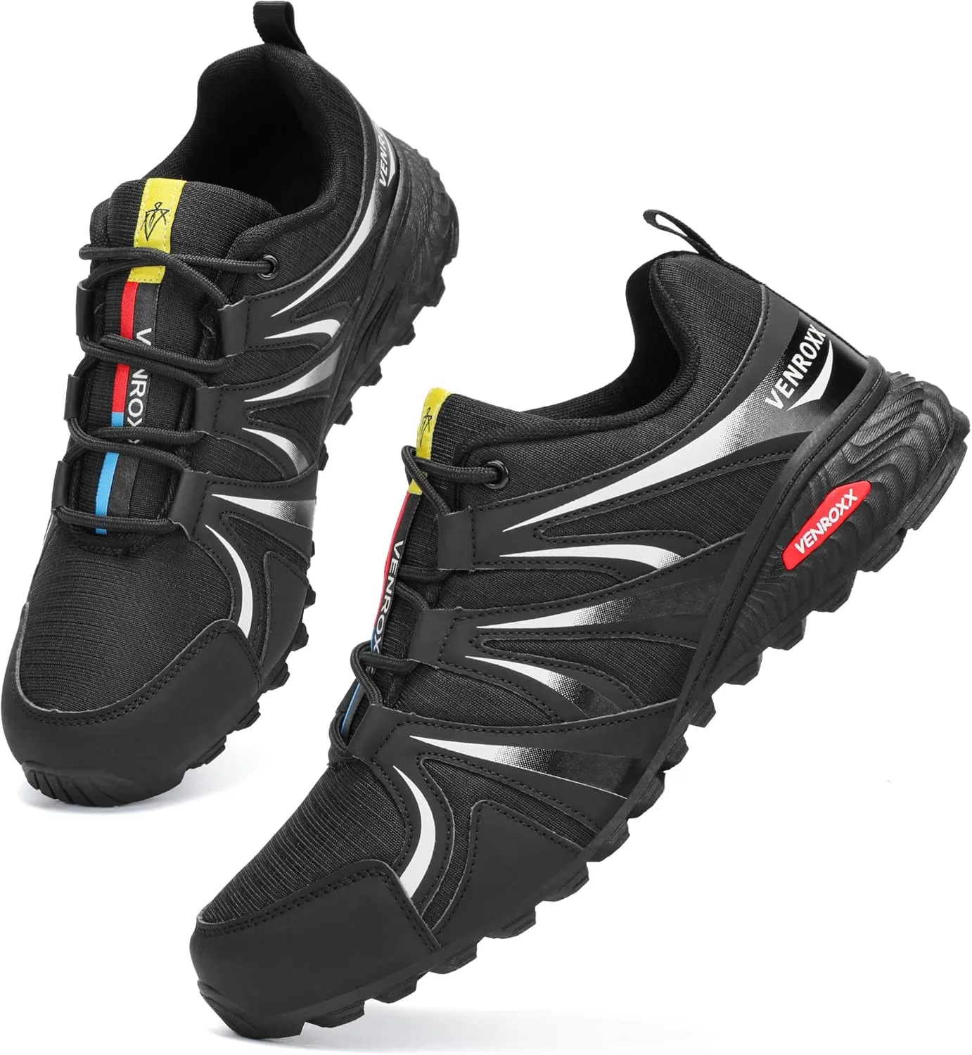 Men's Trail Running Shoes Lightweight Breathable-Mesh Non-Slip for Hiking & Walking Fashion Sneakers