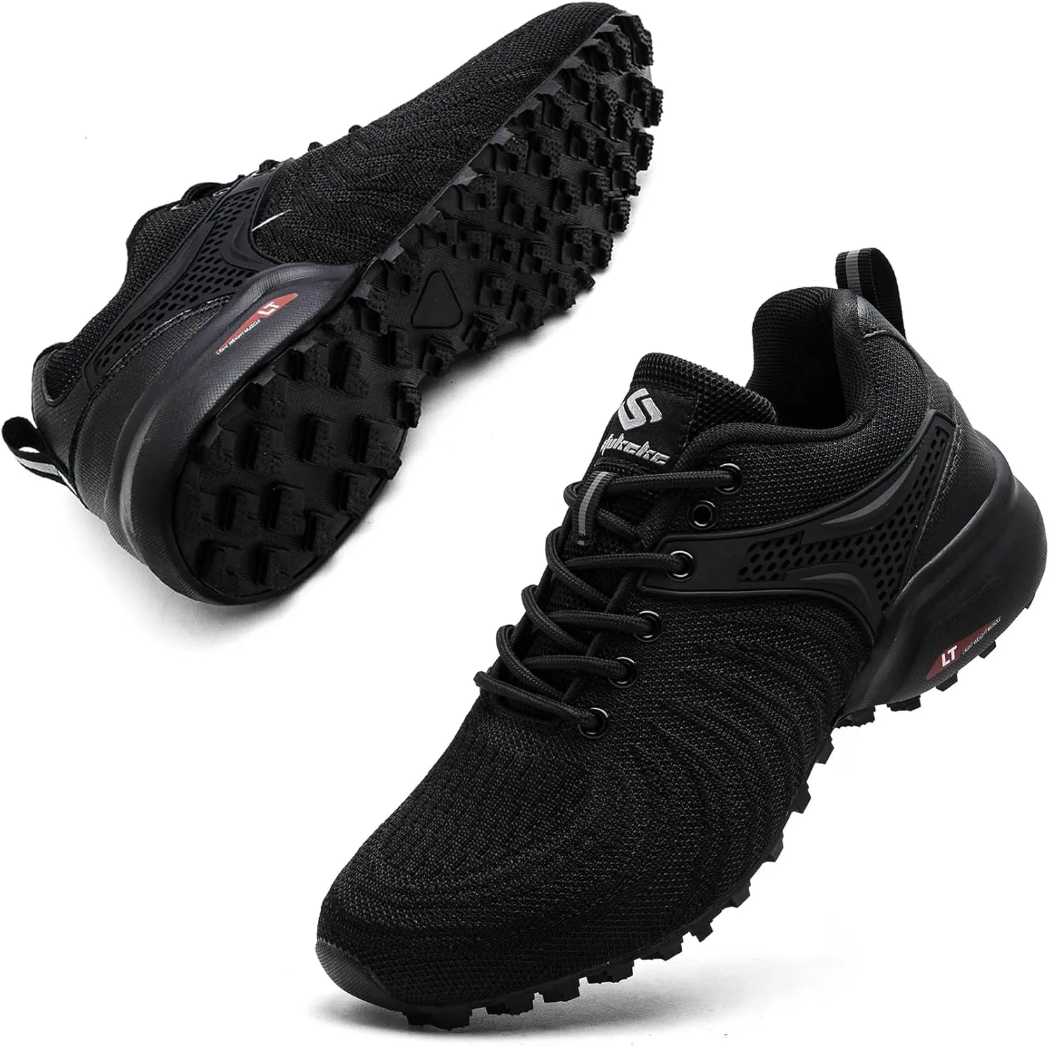 Men's Trail Running Shoes Lightweight Breathable Walking Sneakers Outdoor Athletic Running Tennis Cross Training Shoes