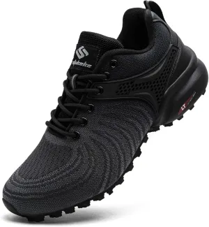 Men's Trail Running Shoes Lightweight Breathable Walking Sneakers Outdoor Athletic Running Tennis Cross Training Shoes