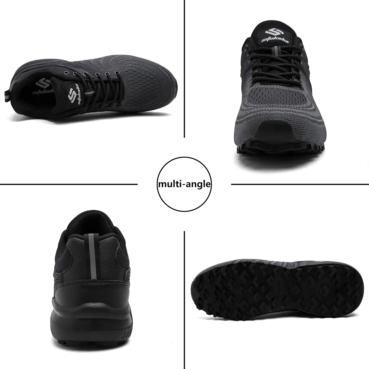 Men's Trail Running Shoes Lightweight Breathable Walking Sneakers Outdoor Athletic Running Tennis Cross Training Shoes
