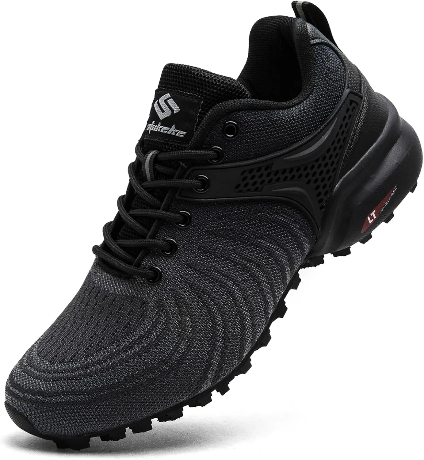 Men's Trail Running Shoes Lightweight Breathable Walking Sneakers Outdoor Athletic Running Tennis Cross Training Shoes