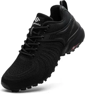 Men's Trail Running Shoes Lightweight Breathable Walking Sneakers Outdoor Athletic Running Tennis Cross Training Shoes