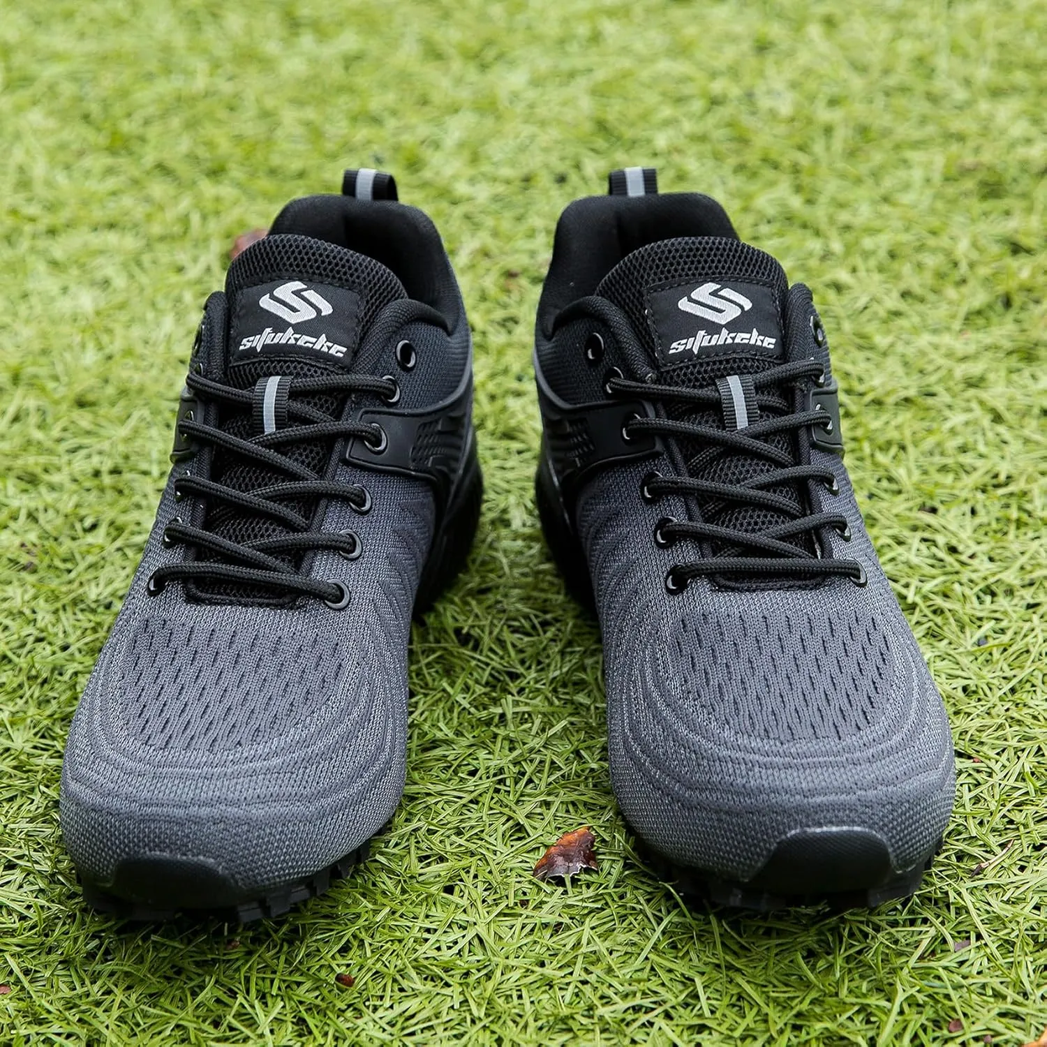 Men's Trail Running Shoes Lightweight Breathable Walking Sneakers Outdoor Athletic Running Tennis Cross Training Shoes