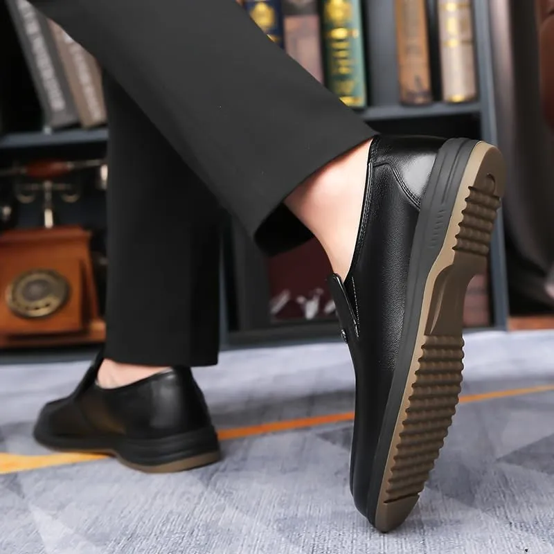 Men's Vintage Spike Dress Loafers Slip On Fashion Shoes